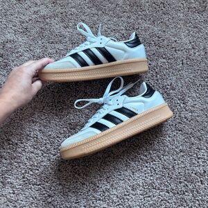 Adidas Samba OG White and Black Sneakers
